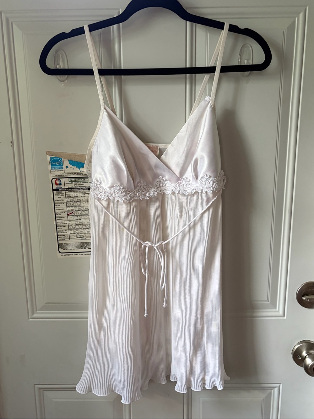 Flora by Flora Nikrooz Pleated Bridal Babydoll Chemise 🕊️